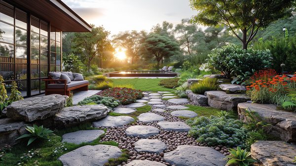 Pavés pour chaque style: naturelle, béton ou reconstituée